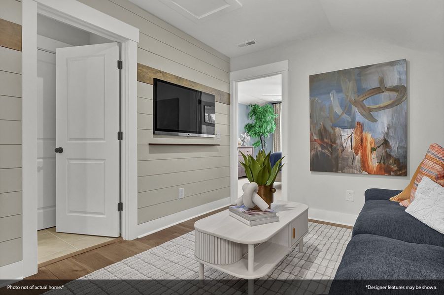 Furnished interior view inside a new home in Grand Park, Leland (Image 28).