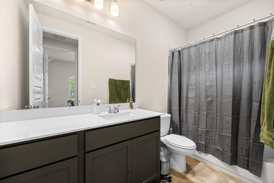 Furnished interior view inside a new home in Marvida, Cypress (Image 14).
