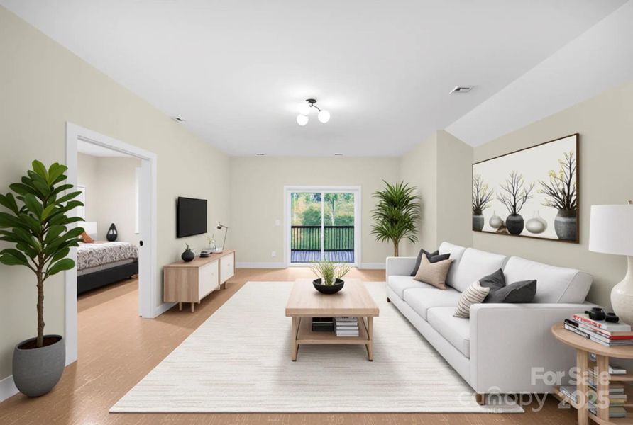 Furnished interior view inside a new home in , Asheville (Image 3).