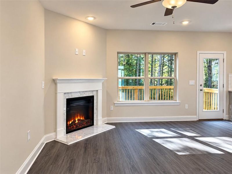 Spacious, unfurnished interior of a new home in Magnolia Villas, Cornelia (Image 39).