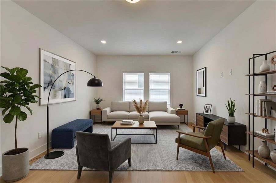 Furnished interior view inside a new home in , Cumming (Image 27). Furnished interior view inside a new home in , Cumming (Image 27).