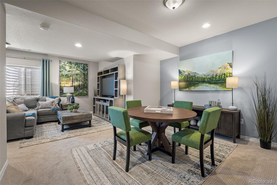 Furnished interior view inside a new home in , Colorado Springs (Image 42).