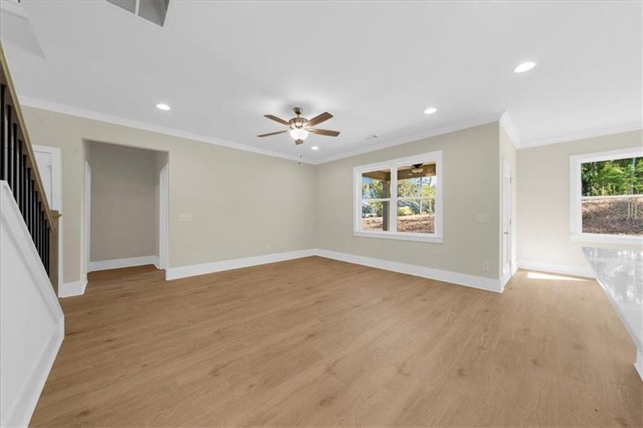 Spacious, unfurnished interior of a new home in , Flowery Branch (Image 44).