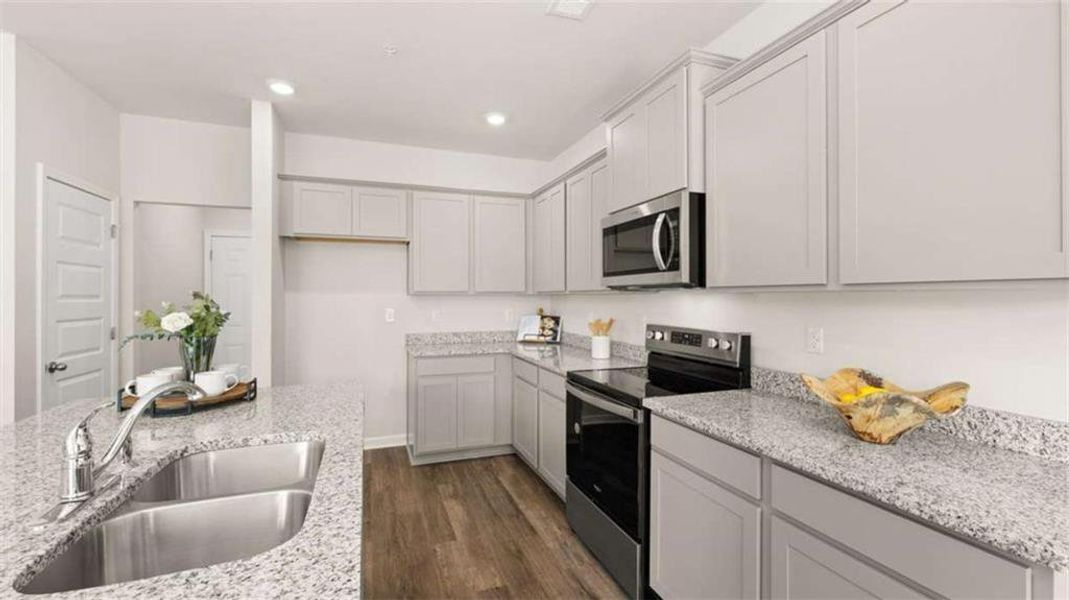 Furnished interior view inside a new home in Echo Glen, Stockbridge (Image 38).