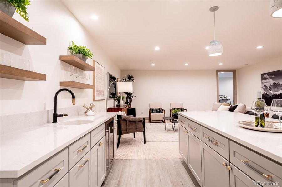 Furnished interior view inside a new home in , Denver (Image 29).