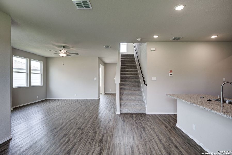 Spacious, unfurnished interior of a new home in Horizon Pointe, Converse (Image 48).