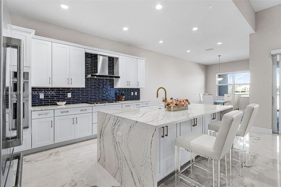 Furnished interior view inside a new home in , Naples (Image 13).