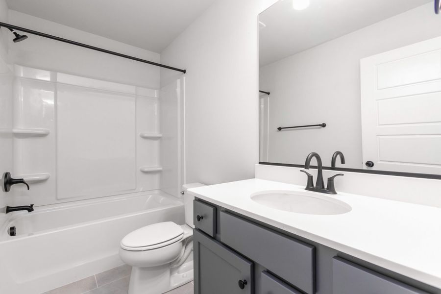 Representative furnished interior of a home built from the Kendall by Keystone Homes NC in Royal Pines, Trinity (Image 33).