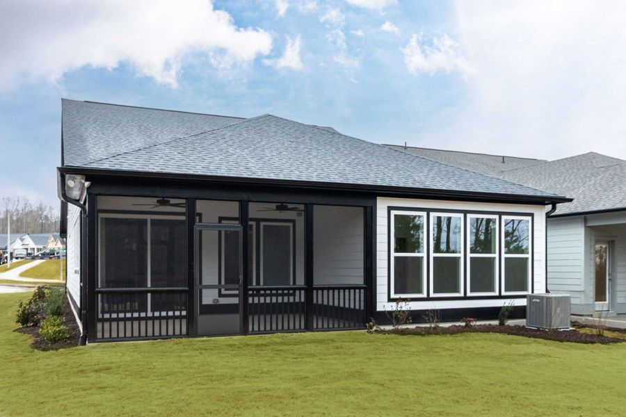 Representative exterior details of a home built from the The Mosley by David Weekley Homes in Encore at Chatham Park – Classic Series, Pittsboro (Image 3). Representative exterior details of a home built from the The Mosley by David Weekley Homes in Encore at Chatham Park – Classic Series, Pittsboro (Image 3).