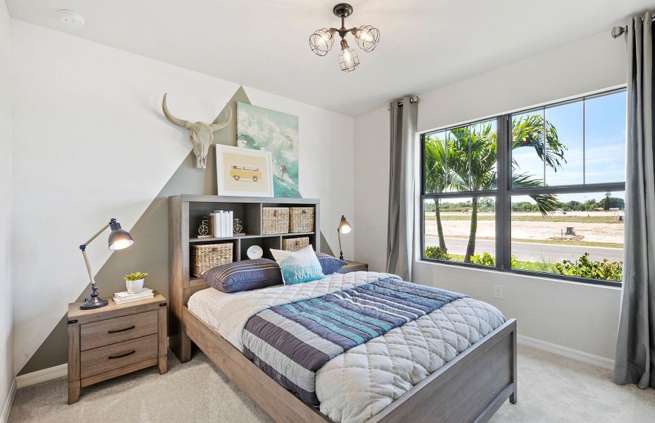 Furnished interior view inside a new home in Whispering Lakes, Lehigh Acres (Image 10).