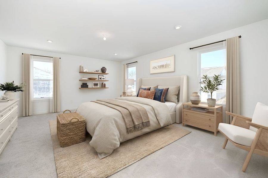 Furnished interior view inside a new home in Three Rivers, Rome (Image 16).