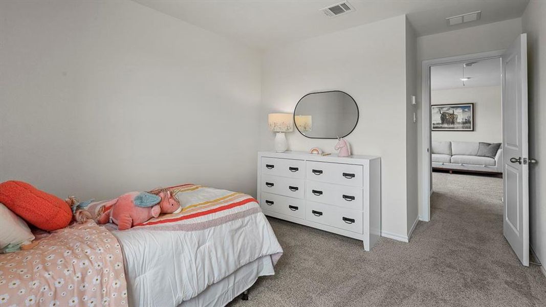 Furnished interior view inside a new home in Stonewyck Farms, Ennis (Image 16). Furnished interior view inside a new home in Stonewyck Farms, Ennis (Image 16).