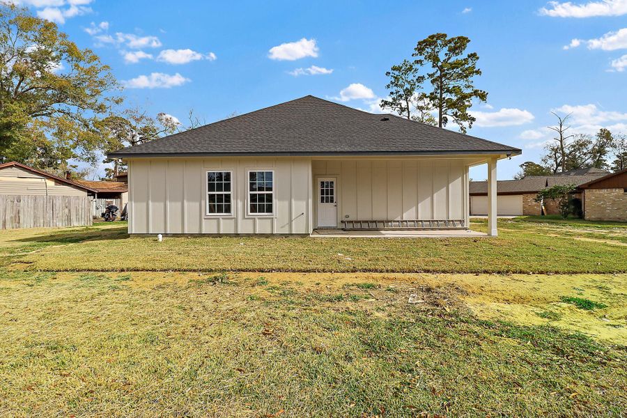 Exterior details and patio area of a home in , Crosby (Image 19).