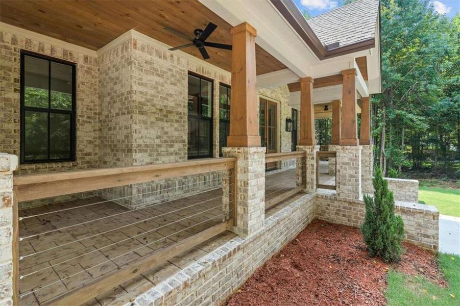 Exterior details and patio area of a home in , Carrollton (Image 34).