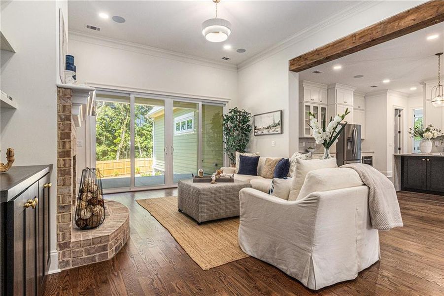 Furnished interior view inside a new home in , Canton (Image 14). Furnished interior view inside a new home in , Canton (Image 14).