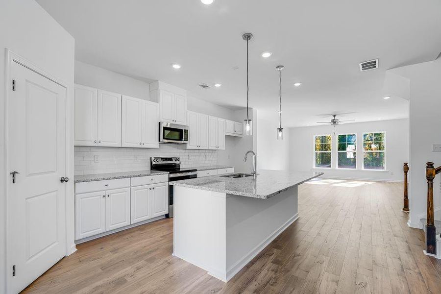 Furnished interior view inside a new home in Chandler Run, Tucker (Image 11). Furnished interior view inside a new home in Chandler Run, Tucker (Image 11).