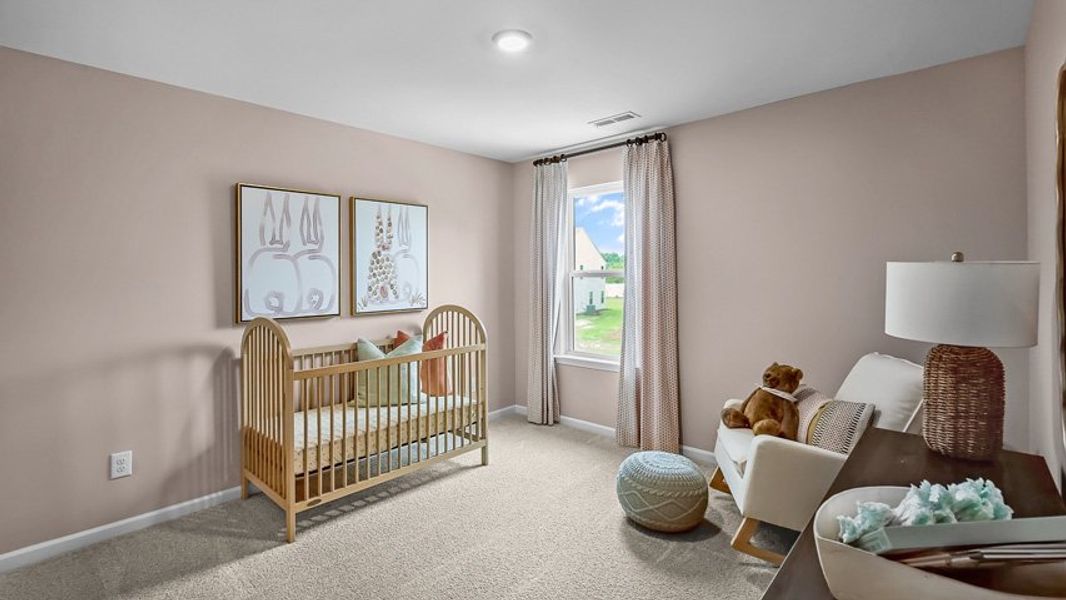 Furnished interior view inside a new home in North Village Townes, Greensboro (Image 17).