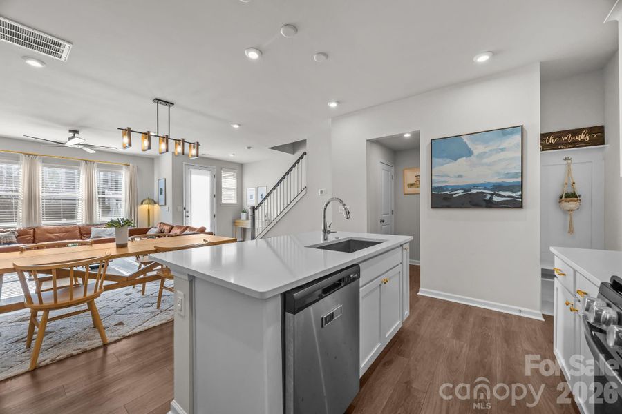 Furnished interior view inside a new home in , Charlotte (Image 4).