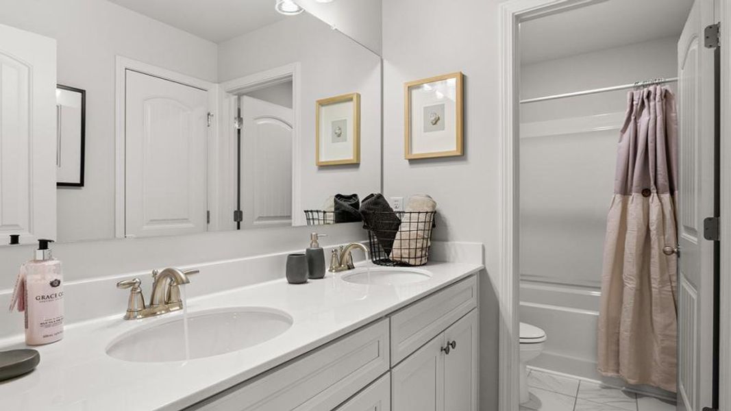 Furnished interior view inside a new home in Thalley Creek Estates, Cumming (Image 17).