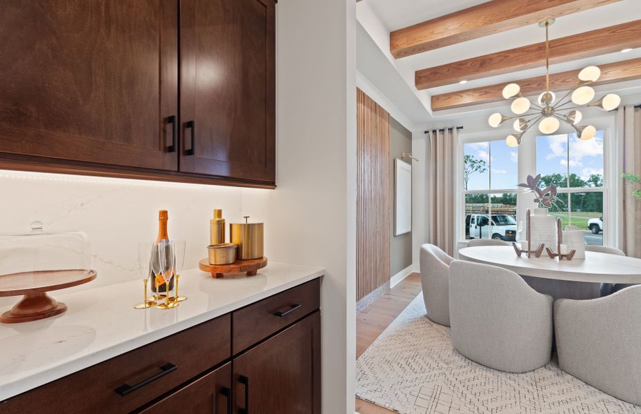 Representative furnished interior of a home built from the Richmond by John Wieland in Sterling Pointe, Cumming (Image 12).