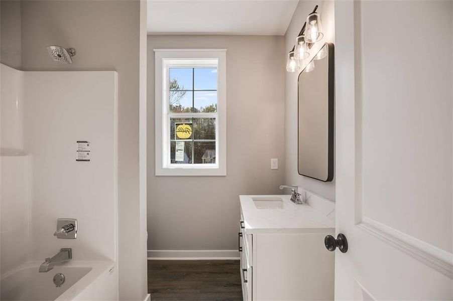 Furnished interior view inside a new home in , Bowdon (Image 7).