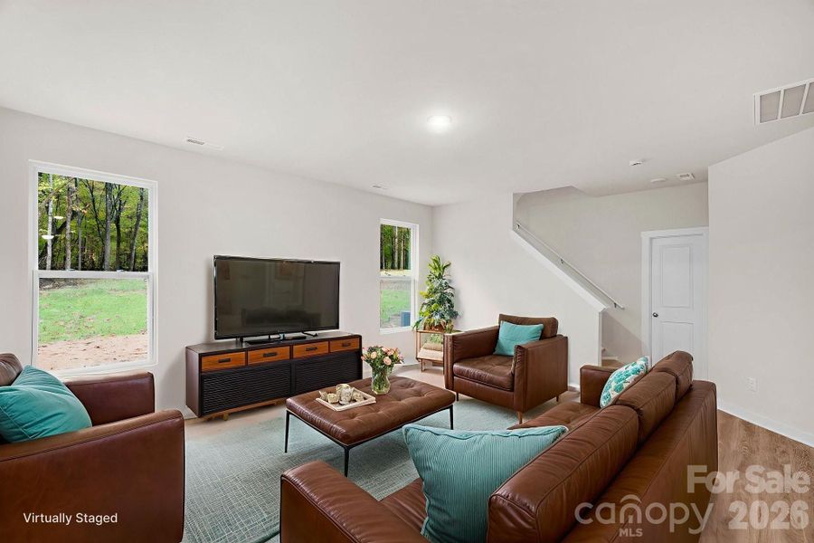 Furnished interior view inside a new home in , Monroe (Image 7).