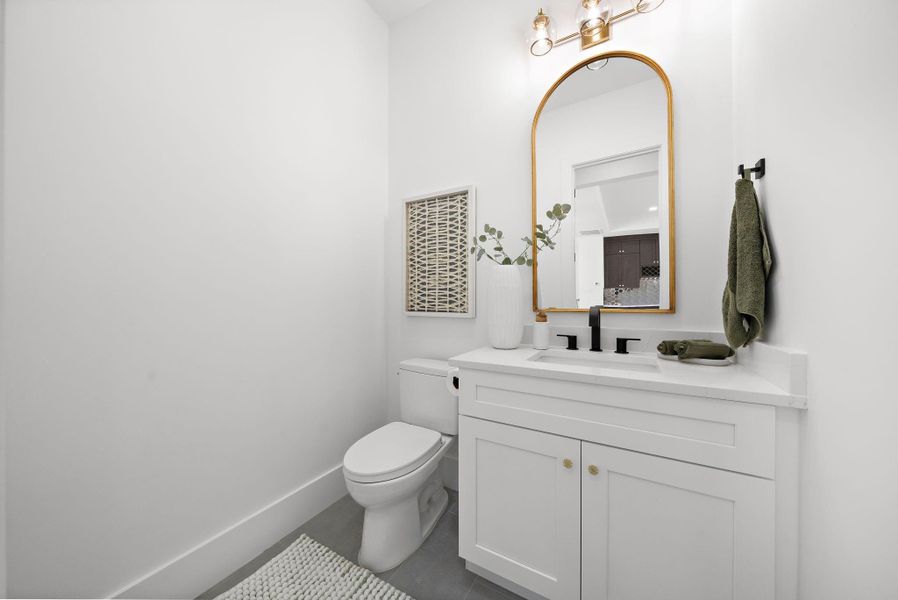 Half Bath Upstairs. Half Bath Upstairs.