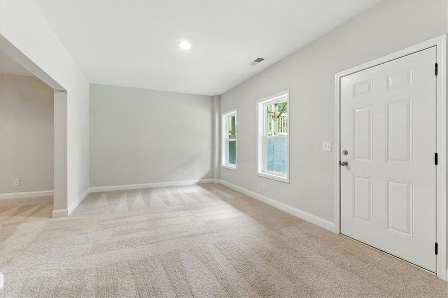 Spacious, unfurnished interior of a new home in Stratford at NatureWalk, Dallas (Image 31). Spacious, unfurnished interior of a new home in Stratford at NatureWalk, Dallas (Image 31).