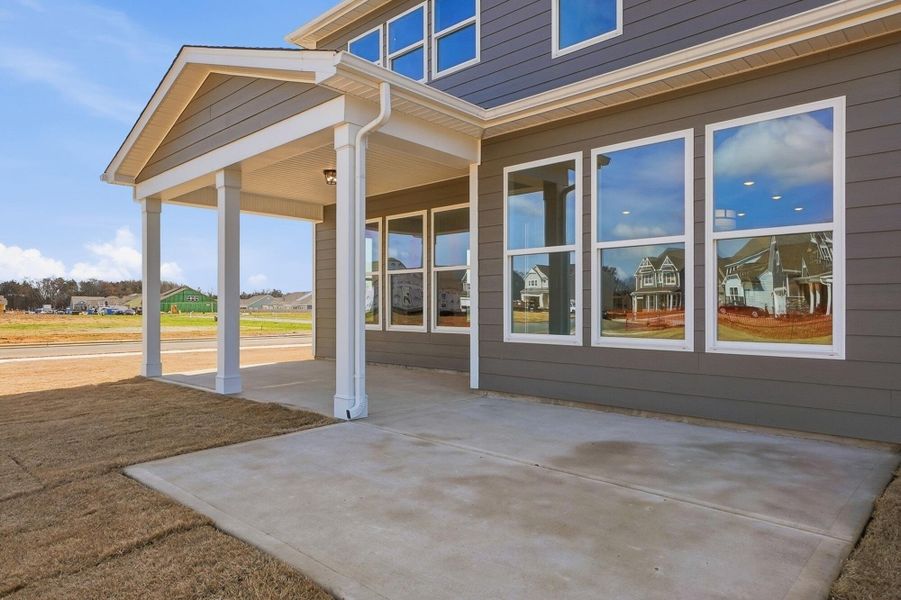 Exterior details and patio area of a home in Harmony, Harrisburg (Image 4). Exterior details and patio area of a home in Harmony, Harrisburg (Image 4).