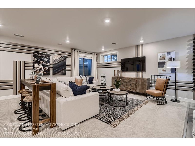 Furnished interior view inside a new home in , Broomfield (Image 10).