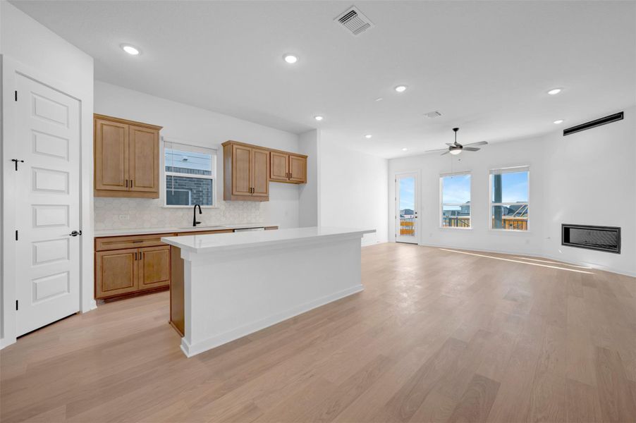 Furnished interior view inside a new home in Heritage, Dripping Springs (Image 8).