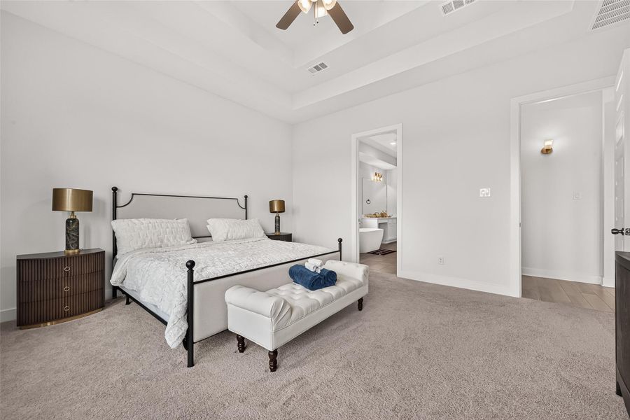 Furnished interior view inside a new home in , Brookshire (Image 30).