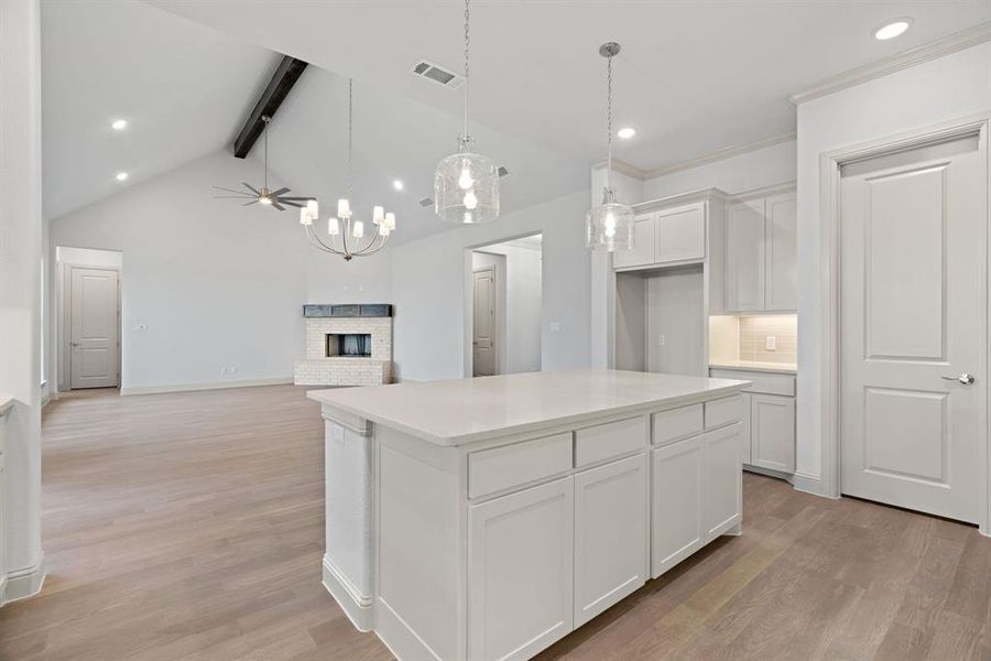 Furnished interior view inside a new home in , Decatur (Image 14).