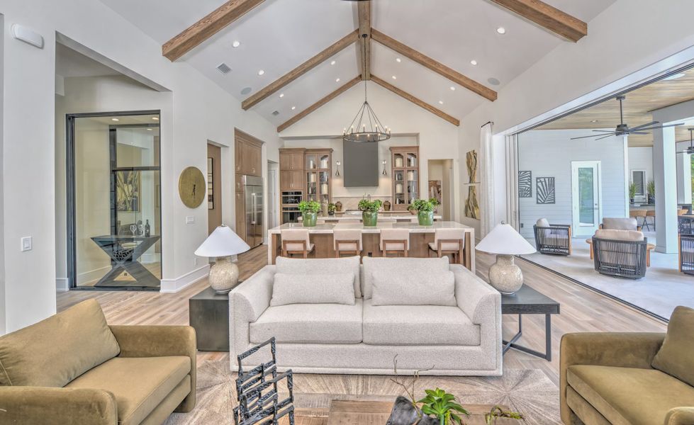 Furnished interior view inside a new home in SilverLeaf, St. Augustine (Image 13). Furnished interior view inside a new home in SilverLeaf, St. Augustine (Image 13).