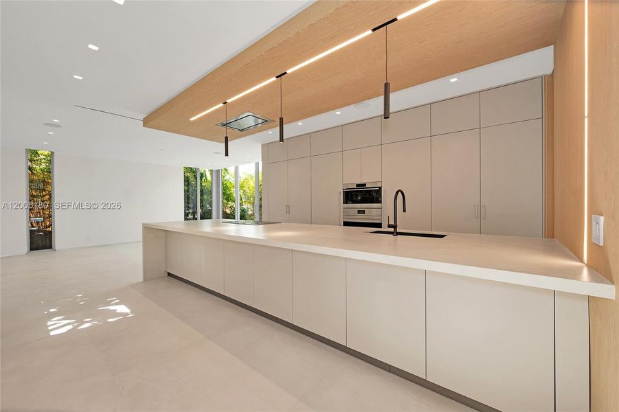 Furnished interior view inside a new home in , Miami (Image 10).