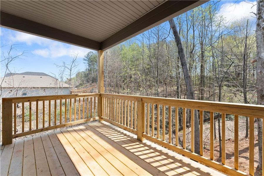 Exterior details and patio area of a home in Magnolia Villas, Cornelia (Image 4).