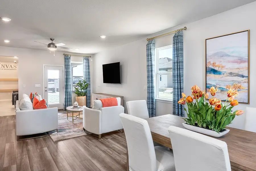 Furnished interior view inside a new home in Longview, Del Valle (Image 5).