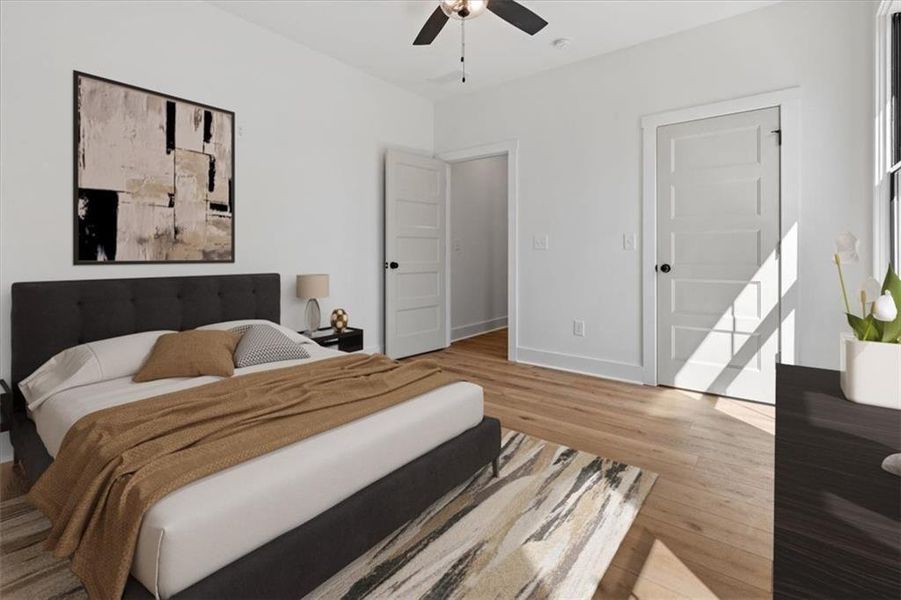 Furnished interior view inside a new home in , Gainesville (Image 3).