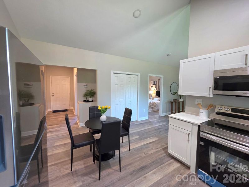 Furnished interior view inside a new home in , Statesville (Image 9).
