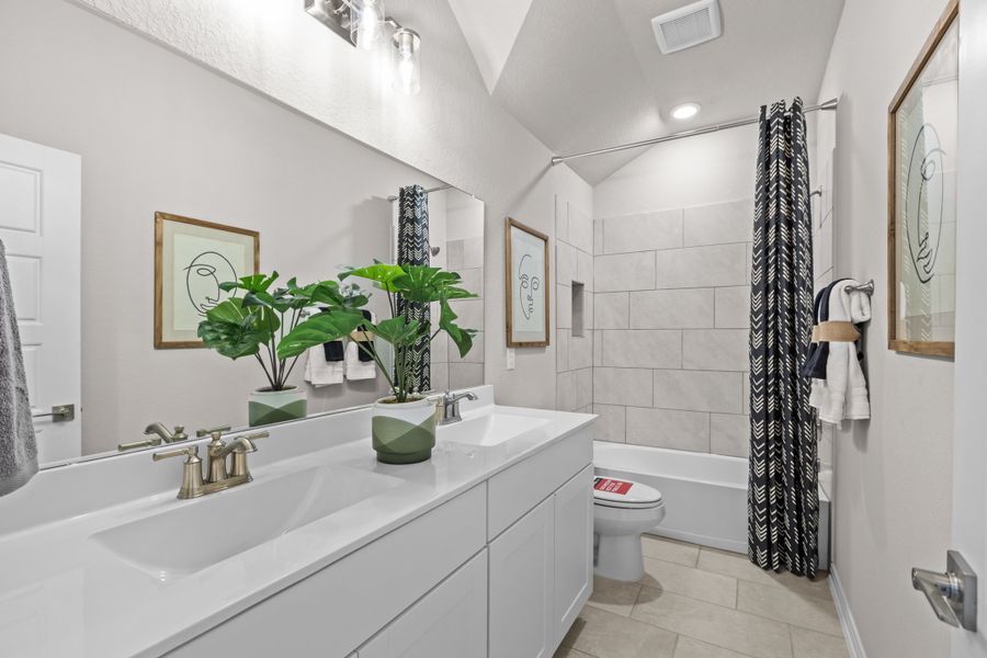 Furnished interior view inside a new home in Bricewood, Helotes (Image 8). Furnished interior view inside a new home in Bricewood, Helotes (Image 8).