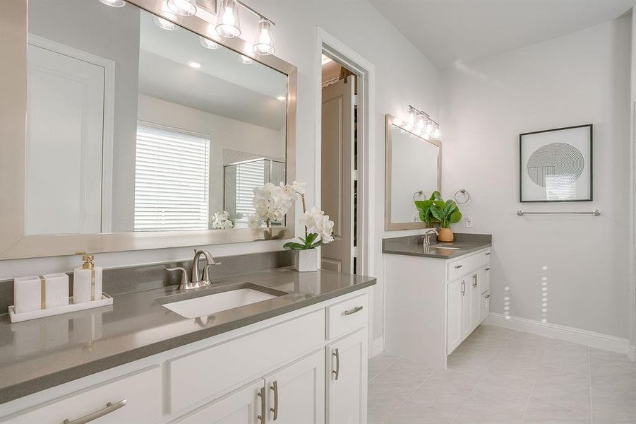 Furnished interior view inside a new home in M3 Ranch 60s, Mansfield (Image 27).