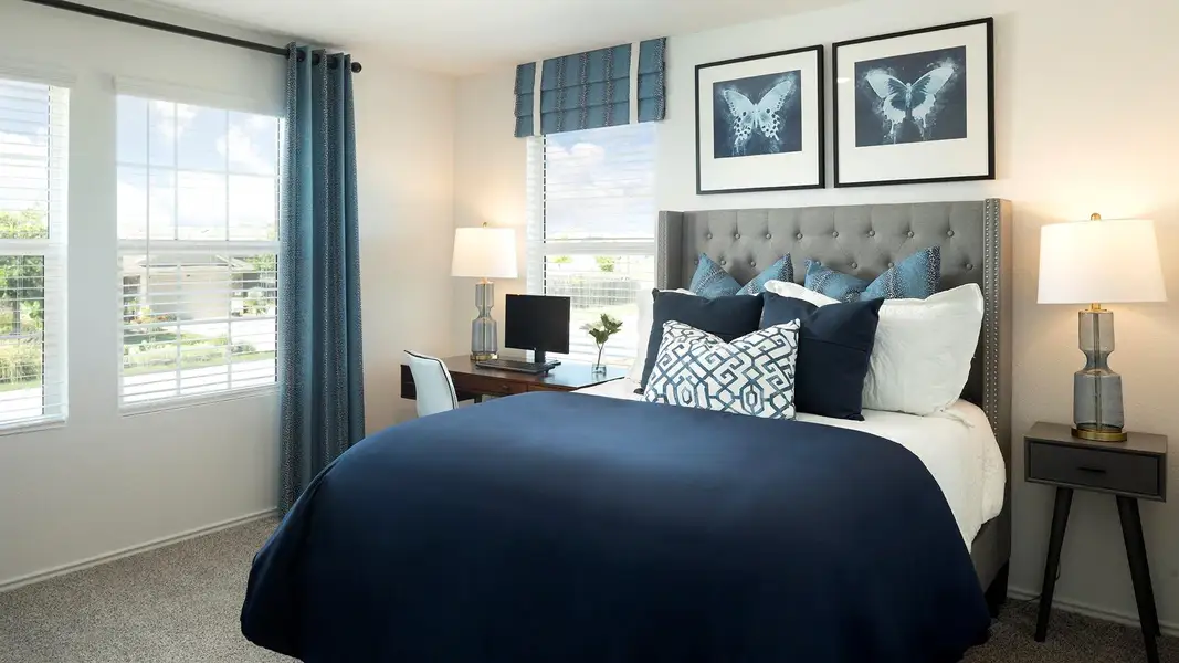 Furnished interior view inside a new home in Woodfield Preserve: Highlands Collection, Georgetown (Image 9).