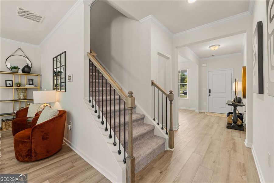 Furnished interior view inside a new home in Cascade Ridge at Niskey Lake, Atlanta (Image 14).