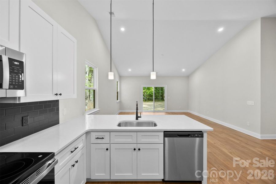 Furnished interior view inside a new home in , Statesville (Image 12).