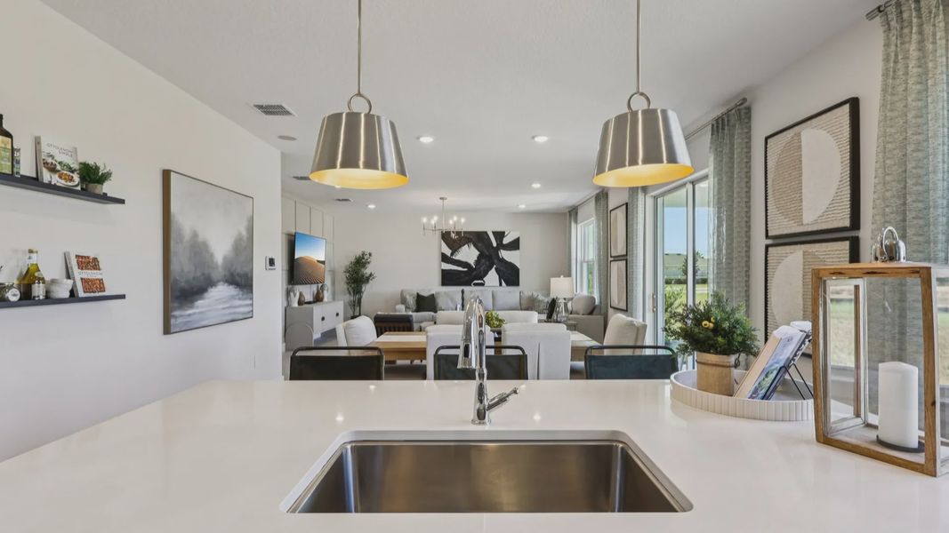 The Mangrove Kitchen at Lakeside at Satilla by DRB Homes in Saint Cloud, FL The Mangrove Kitchen at Lakeside at Satilla by DRB Homes in Saint Cloud, FL