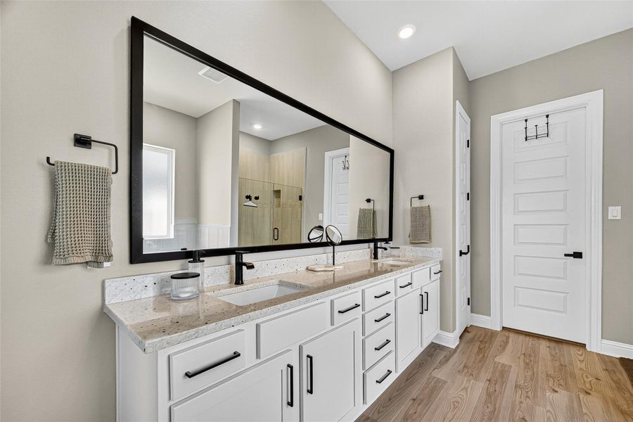 Furnished interior view inside a new home in Sierra Vista, Iowa Colony (Image 12). Furnished interior view inside a new home in Sierra Vista, Iowa Colony (Image 12).