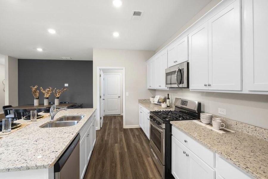 Furnished interior view inside a new home in Heritage Point, Hampton (Image 17). Furnished interior view inside a new home in Heritage Point, Hampton (Image 17).