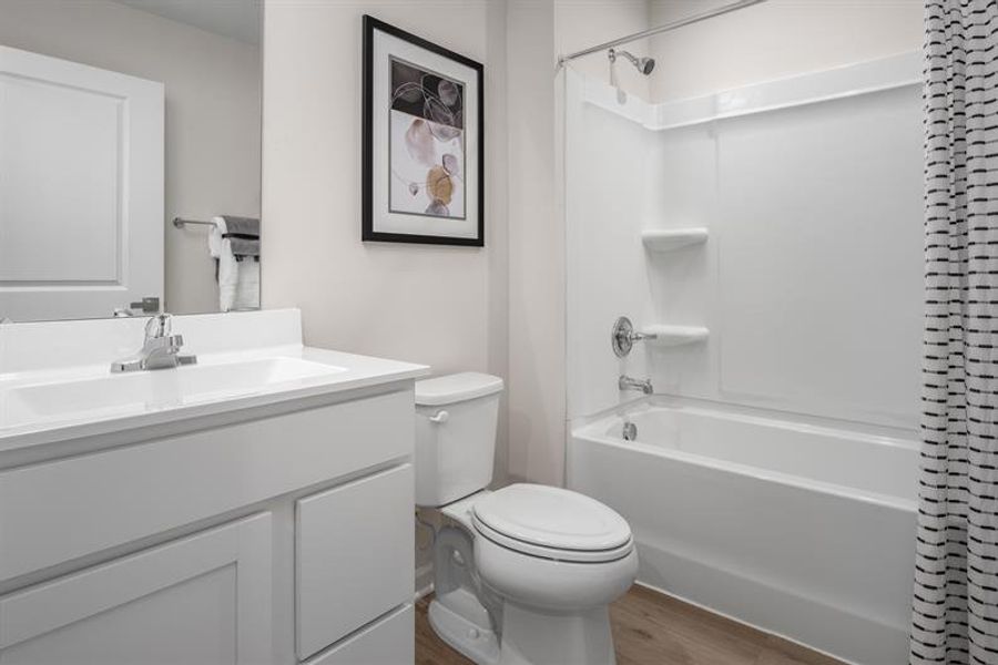 Representative furnished interior of a home built from the Tupelo by Ryan Homes in Gibson Grove, Laurens (Image 10).