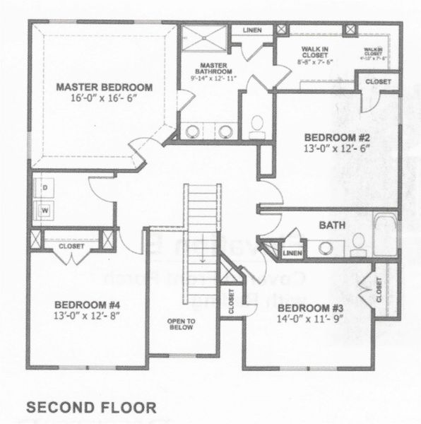 Second Floor Standard Plan Second Floor Standard Plan