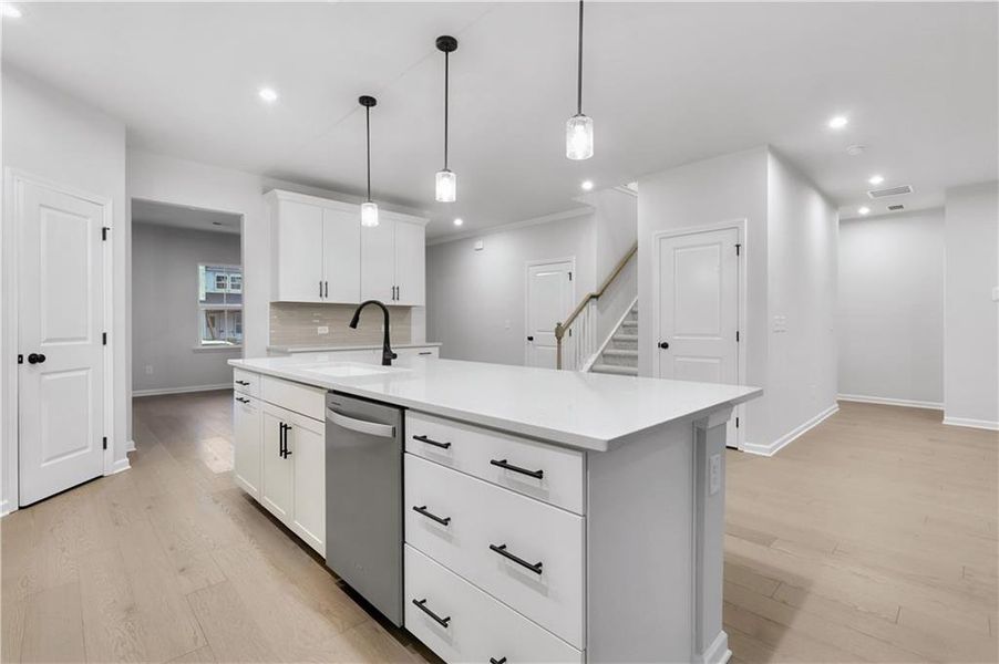 Furnished interior view inside a new home in Briar Creek, Atlanta (Image 8).